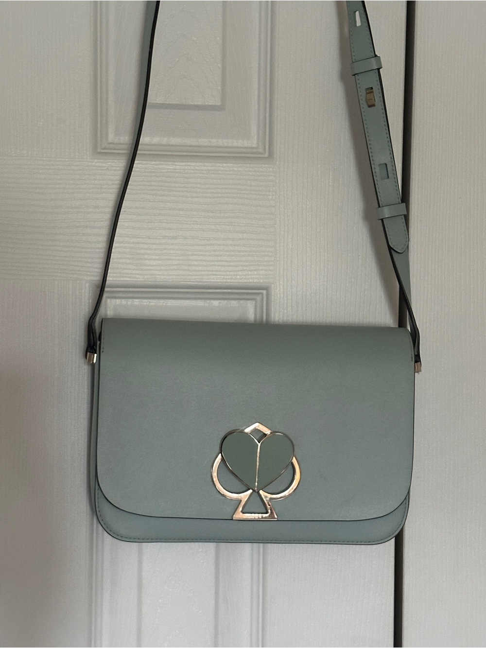 Kate Spade Nicola Twistlock crossbody in mint - Picture 3 of 11